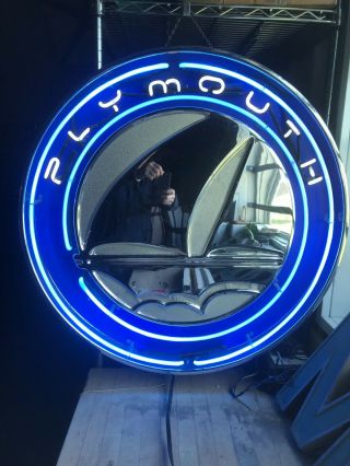 Plymouth Neon Sign