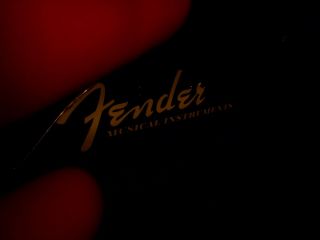 Fender Guitar Advertisement Light 11