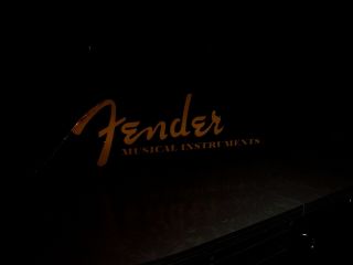 Fender Guitar Advertisement Light 9