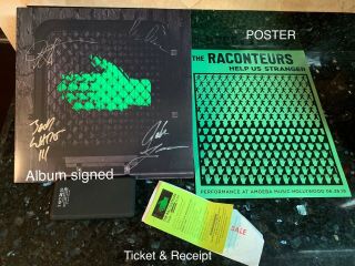 The Raconteurs Signed " Help Us Stranger " Vinyl (jack White Autograph)