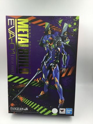 Evangelion Metal Build Eva Unit - 01 Test Type Bandai Misb U.  S.  Seller
