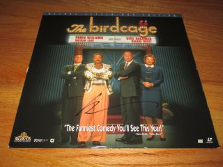Robin Williams Signed The Birdcage Laserdisc Gene Hackman