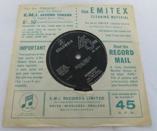 THE PINK FLOYD See Emily Play/Scarecrow UK Columbia 45rpm 1967 UK Psych SYD 2
