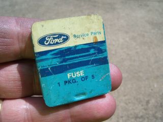 Ford Motor Co.  Automobile Fuse Parts Box Nos Case Tin Accessory Vintage