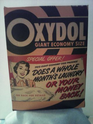 Vintage Oxydol Laundry Soap Box