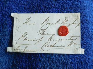 Queen Victoria - Signed Envelope Panel To Her Aunt 1839
