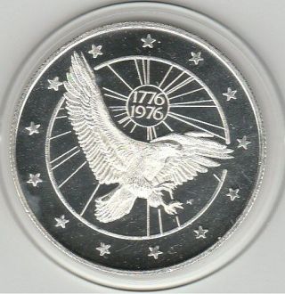$25 Dunes Hotel Vegas 1776/1976 Eagle Bicentennial.  999 Fine Silver Casino Token