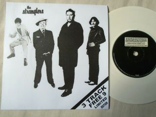 Punk 7 " - Stranglers - 9 Walk On By / Tits White Vinyl Uk 1978 Ex