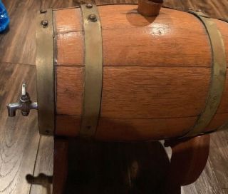 Bacardi Wooden Barrel RARE a True One Of A Kind 4