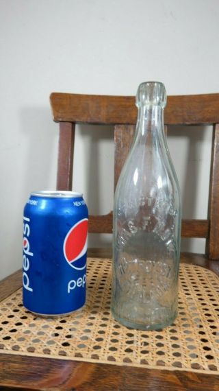 Rare Chas F Motz Pretty Aqua Blobtop Bottle Philadelphia Pa S.  G Co Bottle