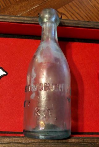 L.  Block & Company FRL 1854 - 58 Leavenworth City Kansas KS Territory K.  T.  Bottle 11