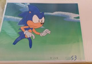 Production Cel: Adventures Of Sonic The Hedgehog