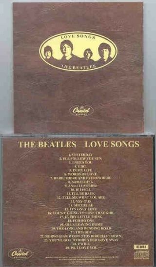 Beatles Love Songs Cd