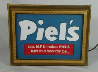 Old Piels Beer Motion Lamp Lighted Back Bar Display Sign Brooklyn York NY 2