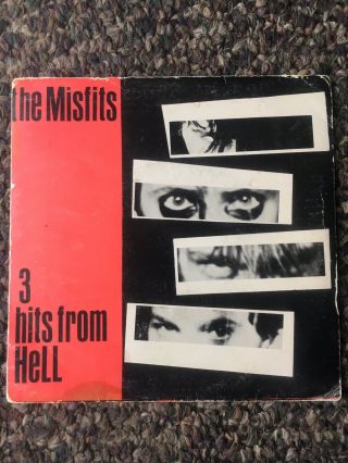 The Misfits 3 Hits From Hell Pressing 1982