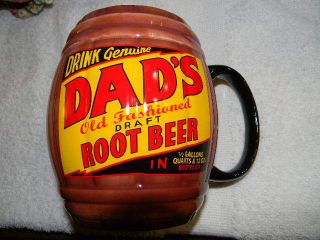Dad ' s Old Fashioned Draft Root Beer - ceramic mug - design on both sides - So Cool 2