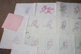 Herge ' s The Adventures of Tintin Animated Model sheets Storyboard Sketch Art 44 5
