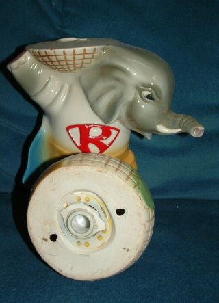 1980 Jim Beam Liquor Republican Elephant Superman Decanter Bottle Collectible 2