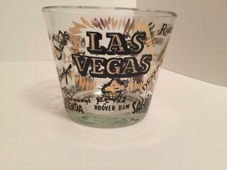 Rare Mid Century Las Vegas Hotels Ice Bowl Bucket Advertising Vintage Barware