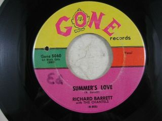 Vintage 45 Record Gone Richard Barrett Summer 