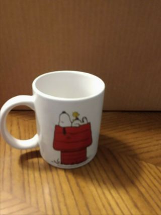 Vintage Peanuts Snoopy Sleeping On Dog House Coffee Cup Mug Innovative Designs
