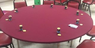 Poker Felt Table cloth BONNET cover for 60 