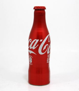 Coca Cola Coke Alu Aluminum Bottle Spain Empty Aluminio 2014 Gift