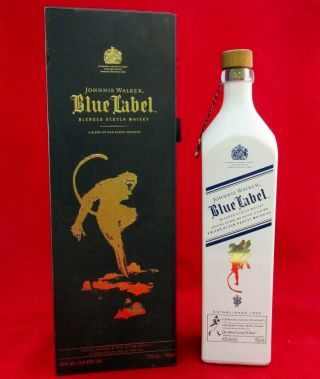 Johnnie Walker Blue Label White Bottle Special Release 