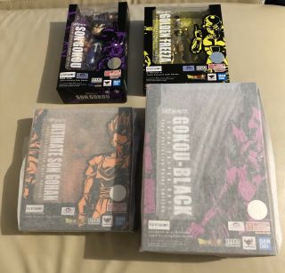 SDCC 2019 EXCLUSIVE TAMASHII NATIONS S.  H.  FIGUARTS DBZ SET OF 4 IN HAND s3 2