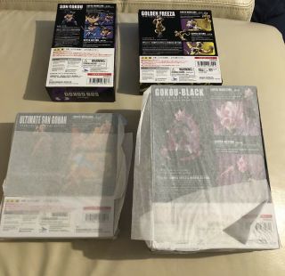 SDCC 2019 EXCLUSIVE TAMASHII NATIONS S.  H.  FIGUARTS DBZ SET OF 4 IN HAND s3 3
