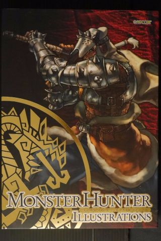 Japan Capcom Official Books: Monster Hunter Illustrations Complete Set (art Book