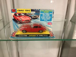 Corgi Toys 335 E Type Jaguar 4.  2 Litre 2,  2