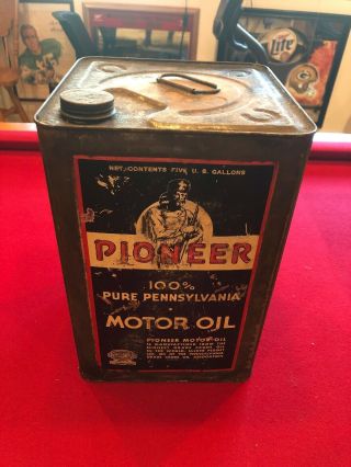 Pioneer Oil 5 Gallon Can