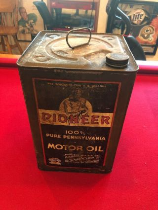 Pioneer Oil 5 Gallon Can 2