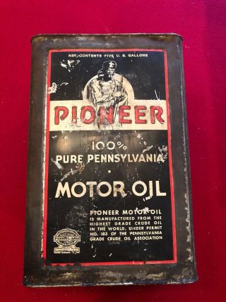 Pioneer Oil 5 Gallon Can 5