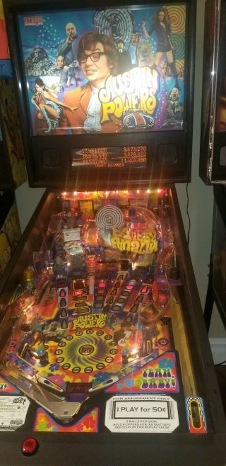 Austin Powers Pinball Arcade Machine Stern. 11