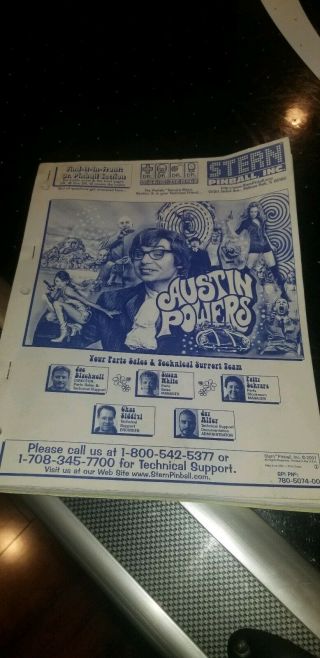Austin Powers Pinball Arcade Machine Stern. 7