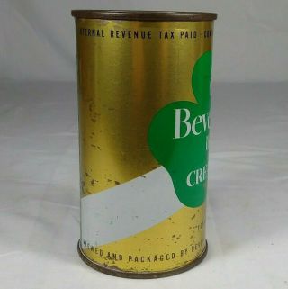Beverwyck Irish Brand Cream Ale Flat Top Beer Can Breweries Inc.  Albany NY 36 - 36 2