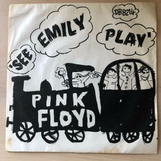 Pink Floyd See Emily Play Uk Demo Picture Sleeve 45 Db 8214