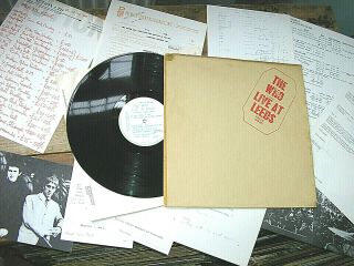 The Who - Live At Leeds,  1970 Uk Lp,  Poster & All Inserts