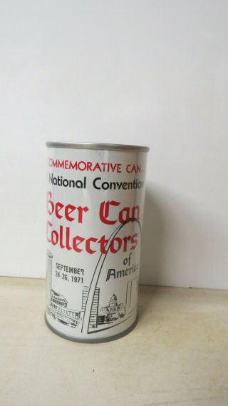 Bcca 1st National Convention Commemorative Pull Tab Beer Can