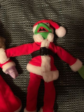 Kermit The Frog And Miss Piggy Christmas Dolls 5