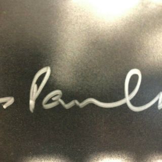 PAUL McCARTNEY Autograph 100 real not a print Authentic Beatles McCartney LITHO 5