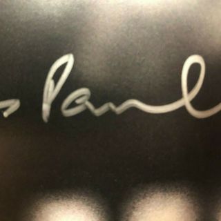 PAUL McCARTNEY Autograph 100 real not a print Authentic Beatles McCartney LITHO 9