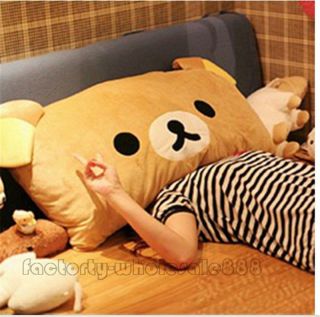 Rilakkuma Relax Bear San - X Cute Plush Brown Pillow Gift 38 95cm Top