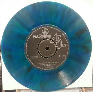 The Beatles - Sstrawberry Fields Forever Multi Coloured Vinyl 45 Rpm Pakistan