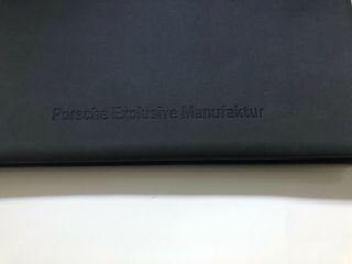 Rare Porsche Exclusive Manufacture Factory Book Brochure 3