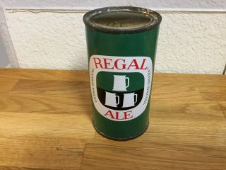 Regal Ale (121 - 28) Empty Flat Top Beer Can By Anheuser - Busch,  Miami,  Fl