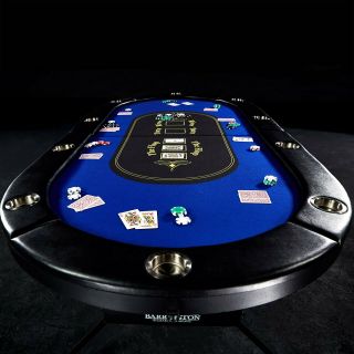 Barrington 10 - Player Poker Table Home Game Tournament Foldable Casino