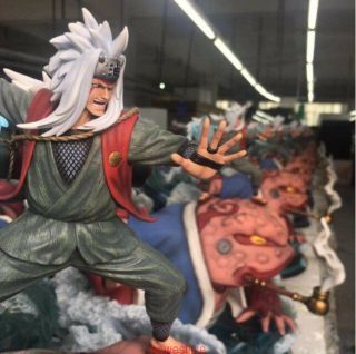 2019 Last Sleep Studio Naruto Collector Gk Resin Statue Jiraya And Gamabunta